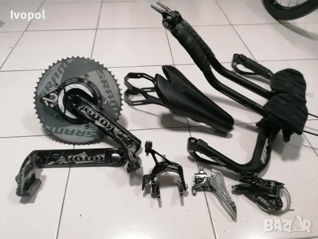 Шосеен ТТ - Триатлон Монтаж SRAM,ROTOR,ZIPP