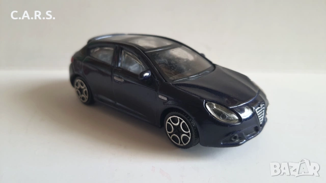 Alfa Romeo Giulietta Bburago - Мащаб 1:43, снимка 7 - Колекции - 54581480