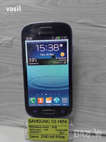 Samsung S3 Mini, снимка 2 - Samsung - 54027871