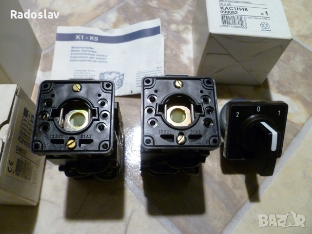 Пакетен прекъсвач Telemecanique K2H005P 20A/3-pole/60 degree - НОВ, снимка 3 - Резервни части за машини - 53991554