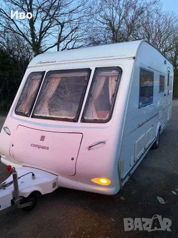 Продавам четири местна каравана „Compass Pentara 524“ 2006г. напълно оборудвана и с ФОРСЕЛТ! , снимка 2 - Каравани и кемпери - 54040635