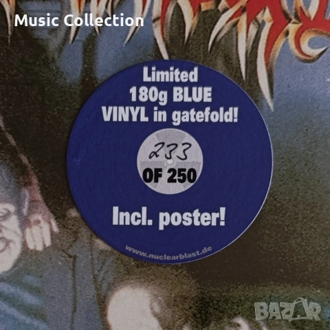 TANKARD - Zombie Attack (LP - Blue Vinyl) NEW & SEALED Thrash Metal, снимка 3 - Грамофонни плочи - 54580613