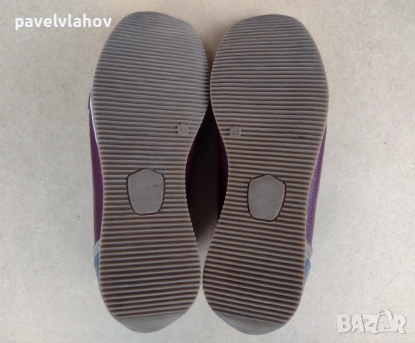 Кожени обувки TEODOR - нови, цвят бордо, 44 номер , снимка 15 - Спортно елегантни обувки - 54078239