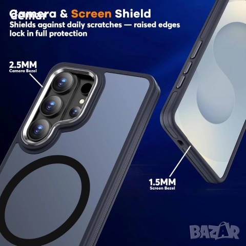 Силиконов/TPU кейс с магнитно позициониране и пръстен за Samsung Galaxy S26 Ultra (6.9"), снимка 7 - Калъфи, кейсове - 54880934