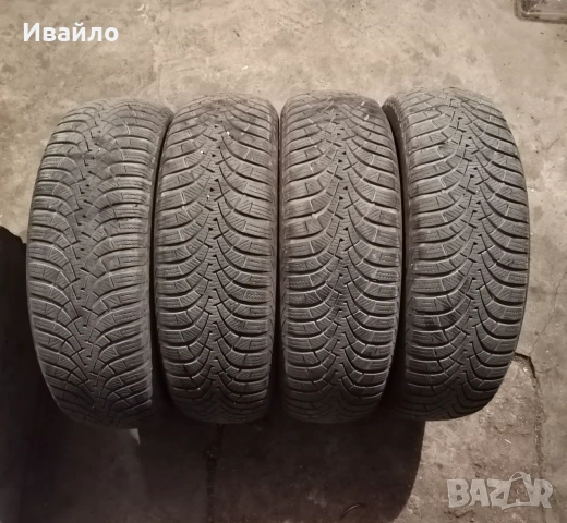 Продавам 4 броя зимни гуми 195.65.15 на 1 сезон дот 2020 Goodyear 
