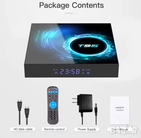 Android Smart TV box T95, снимка 13 - Приемници и антени - 55473238