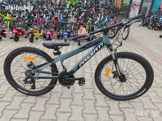 BG Алуминиев велосипед 24" MARTY сив, снимка 2 - Велосипеди - 54334755