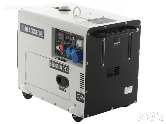 Шумоизолиран дизелов генератор Blackstone 5.3 kW с ATS, снимка 3 - Генератори - 55393502