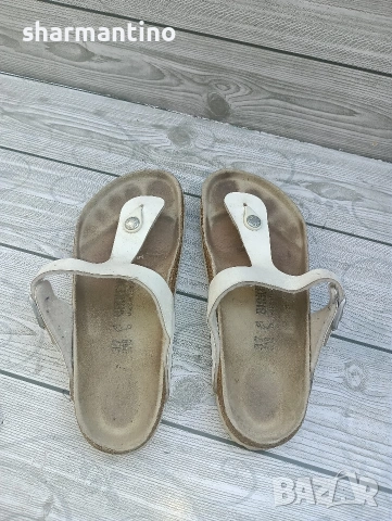 Birkenstock N 37 кожени чехли, снимка 3 - Сандали - 55063330