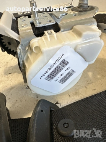 Заден ляв предпазен колан за Mercedes ML W164 3.0 CDI (2011) A1648602385 OEM , снимка 2 - Части - 54893041