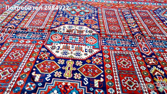 Турски арабски килим в перфектно състояние, снимка 7 - Килими - 55157565