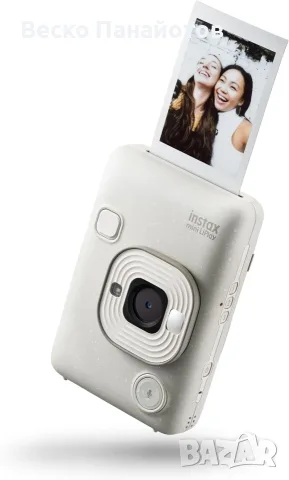 Хибриден фотоапарат за моментални снимки Fujifilm INSTAX Mini LIPLAY, снимка 4 - Фотоапарати - 55462734