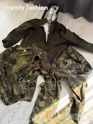 Военен комплект (куртка, панталон, бойна риза и дъждобран)