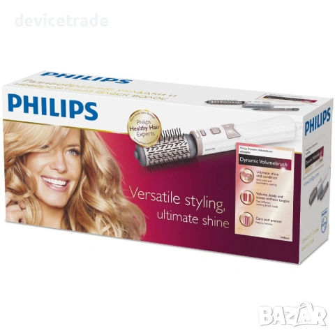 Четка с топъл въздух Philips VolumeBrush HP8664/00, Въртене в 2 посоки, снимка 2 - Маши за коса - 54687870