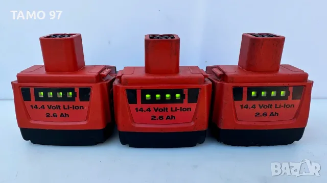 Hilti B 144/2.6 Li-ion - Акумулаторна батерия 14.4V 2.6Ah с индикатор, снимка 2 - Други инструменти - 55354759