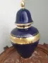 Royal KPM кобалт 25см/КПМ Бавария стара немска порцеланова ваза с капак/урна, снимка 1
