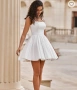 Дамска къса бяла рокля , снимка 2