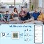 Smart Life, Tuya WiFi смарт сензор за температура и влажност с подсветка хигрометър термометър TH08B, снимка 16