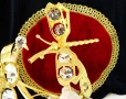 Позлатена фигура Водно конче,Цвете,24 k Gold Plated,кристали. , снимка 4