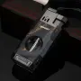 Ветроустойчива запалка с двоен пламък и V-Cutter HONEST BCZ834-1, снимка 13