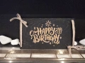 Дървен плик за пари Happy Birthday, снимка 2