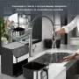 Фритюрник с горещ въздух 8L 1800W с 11 програми, LCD дисплей, таймер и прозорец за наблюдение, снимка 2