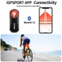 Задна SMART LED стоп светлина с радар IGPSPORT SR30, Bluetooth/ANT+, IPX7, снимка 10