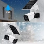 Камера с отделен соларен панел и датчик,4 диода,6MP,iCsee приложение, снимка 14