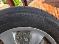 4 броя алуминиеви джанти с летни гуми Dunlop, снимка 4