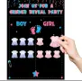 пано постер гласуване разкриване пола на бебето момиче момче Boy or Girl gender reveal party, снимка 3