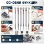 Професионални часовникарски финни отвертки комплект за ремонт на часовници смяна батерии часовникари, снимка 2