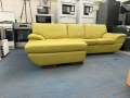 160411 ъглов холов КОЖЕН   диван 145/245 см -цена 357,92 лв или 183 евро бц - истинска естествена ко, снимка 4