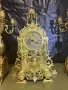 Автентичен френски каминен часовник  Louis XVI – позлатен бронз (Ormolu), ХIХ век , снимка 2
