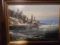 Картина-Морски пейзаж-акварел, снимка 2