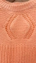 Кроп пуловер реглан в  нюанс „Peach Fuzz“ , снимка 4