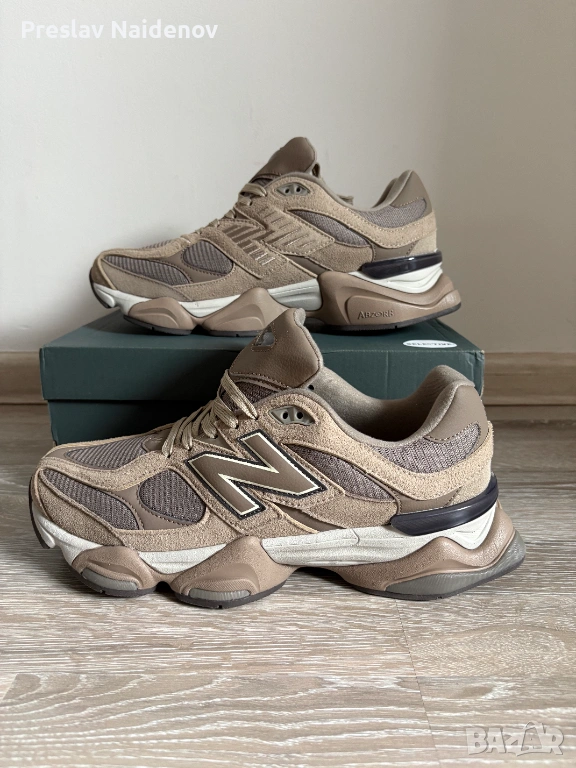 New Balance 9060 "Mushroom Brown" , снимка 1