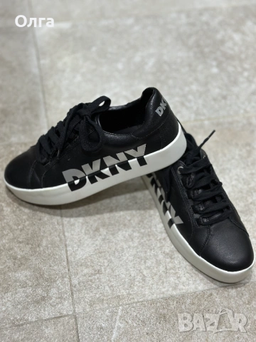 DKNY Сникърс N39 естествена кожа, употребявани, много добро състояние