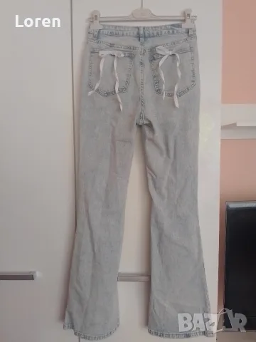 Ново!*Shein*Дънки с 🎀 панделки🎀