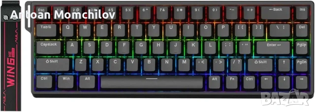 Геймърска клавиатура AULA WIN68 HE 60% Hall Effect
