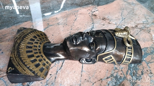 Нефертити, барелеф на египетската царица , съпруга на фараона Ехнатон, снимка 4 - Статуетки - 54167264