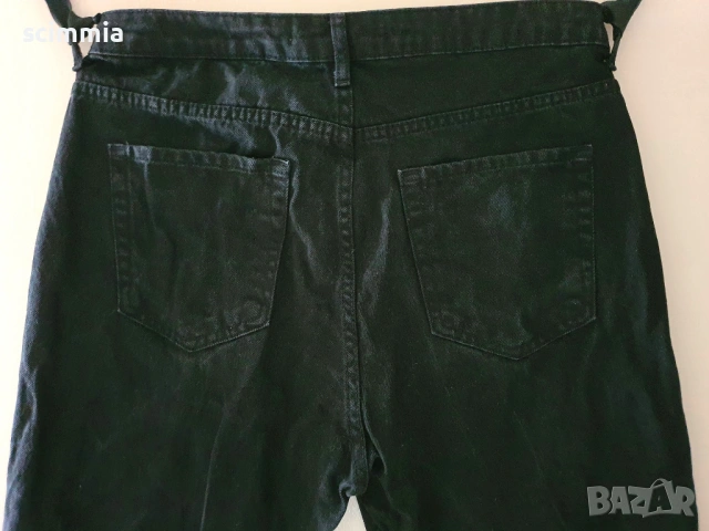Дамски черни дънки размер L-XL висока талия, снимка 7 - Дънки - 54671018