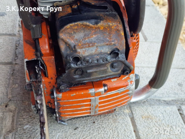 Резачка HUSQVARNA 385XP, снимка 5 - Градинска техника - 54657119