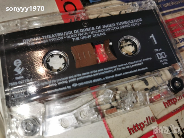 DREAM THEATER-ORIGINAL TAPE 1905261840H2E6R, снимка 2 - Аудио касети - 54608668