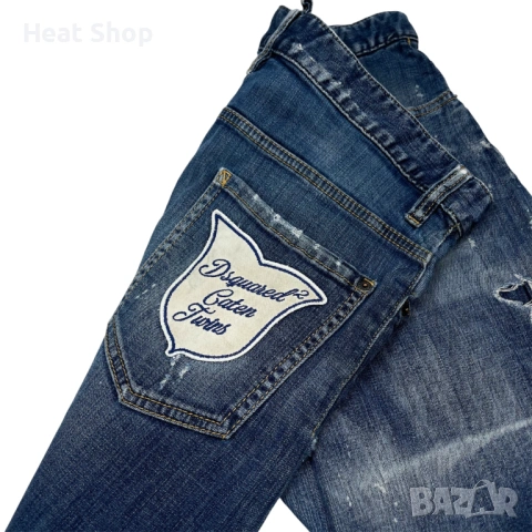 Мъжки шорти Dsquared2 Medium Stormy Boxer Denim Shorts, снимка 3 - Дънки - 54755833