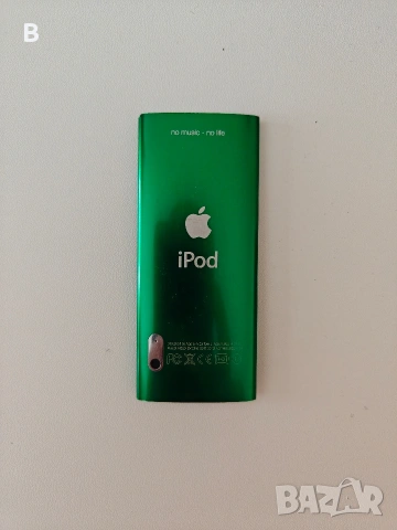 iPod Nano 5th Gen (8GB) Green – батерията държи + Кабел, снимка 2 - iPod - 54994615