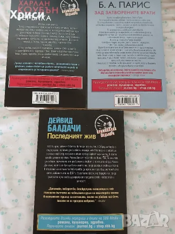 Дейвид Балдачи - Последният жив + 2 книги за 10€, снимка 2 - Художествена литература - 55470193