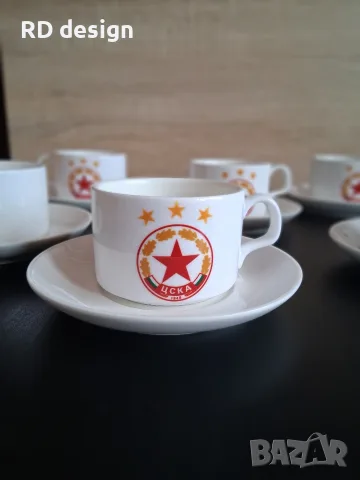 Чаши за кафе ЦСКА, снимка 2 - Фен артикули - 55449549