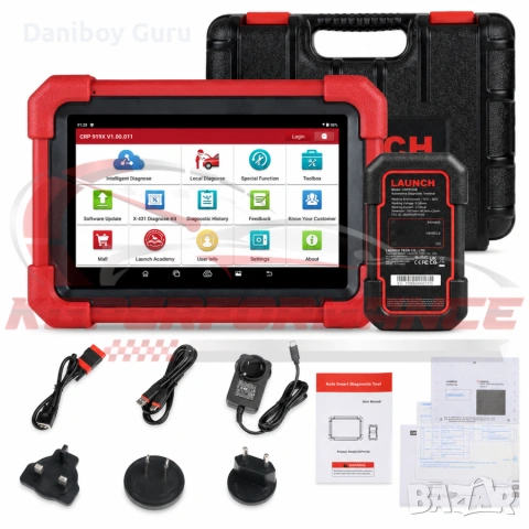 Launch X431 Диагностика на автомобил CRP 919X BT OBD2 