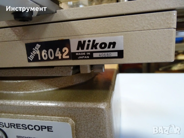 Инструментален измервателен микроскоп Nicon MEASURESCOPE 220V 50Hz, снимка 6 - Други машини и части - 54928308