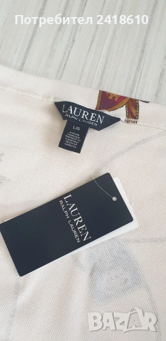 POLO Ralph Lauren Cotton Strech Stretch Womens Size L НОВО! ОРИГИНАЛ! Дамска Тениска!, снимка 7 - Тениски - 53756723